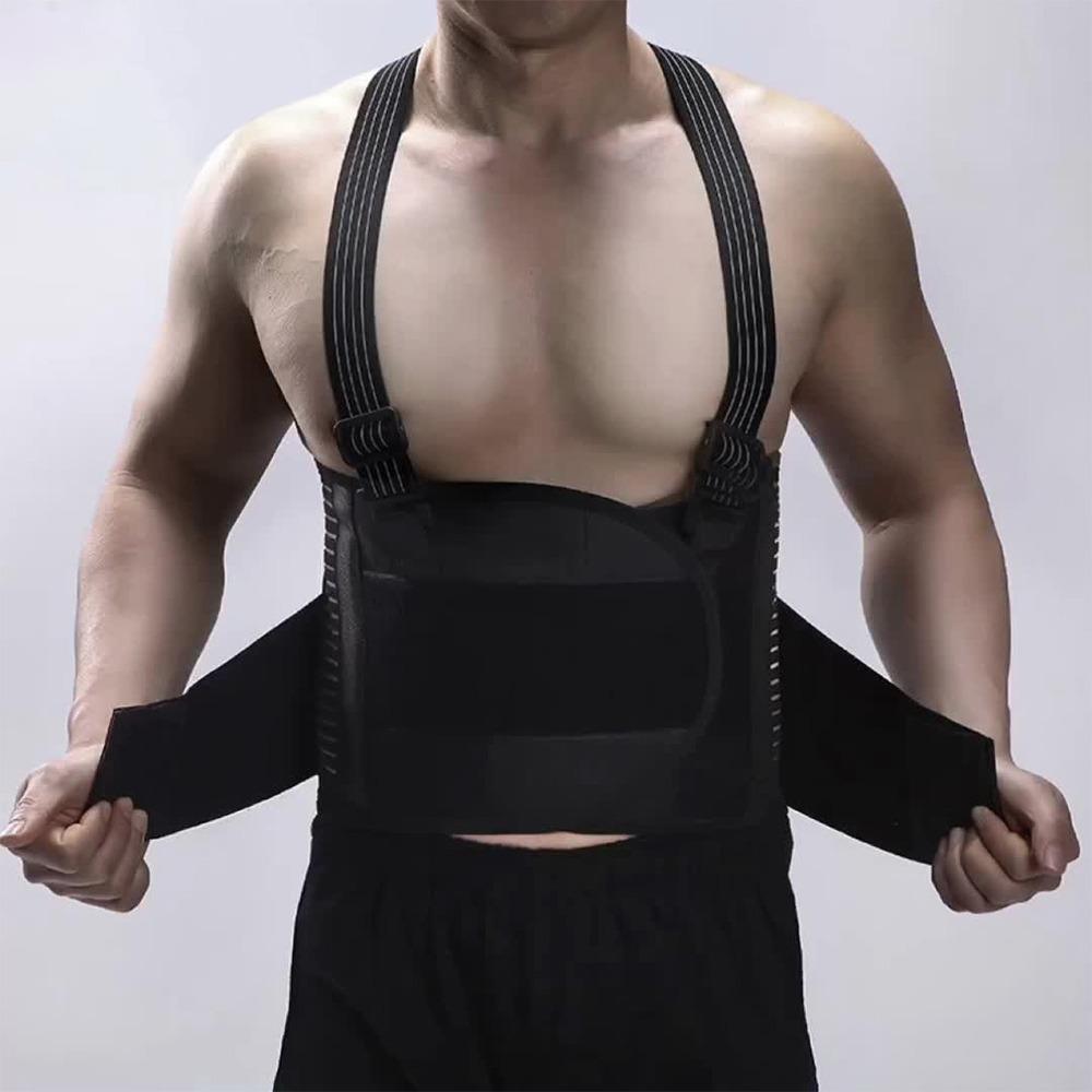 

Strap Support Fitness Body Belt Lower Back Support Elastic Back Brace Lumbar Support Pad Sports M
