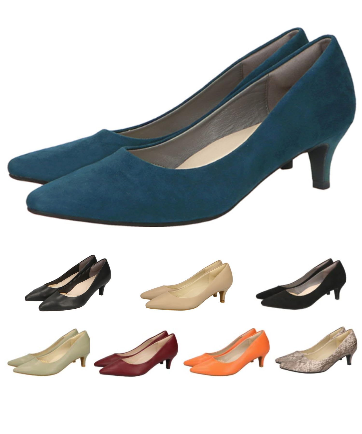 

[Jumping Pumps] Mid-heel/R-3202