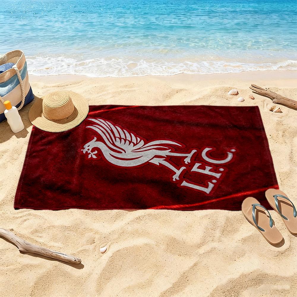 Liverpool Football Club Beach Towel Quickdry Soft Microfiber Comfortable Lightweight