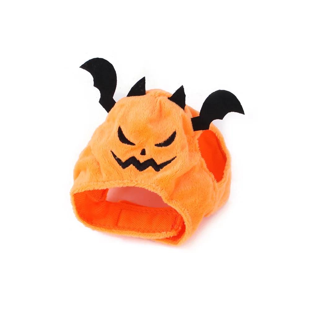 Pet Halloween Dog Cat Costume Dog Cat Costumes for Small Dogs Cosplay Bat Headgear Hat Cat Headgear Pet Supplies оранжевый