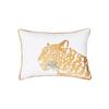 New American Embroidered Leopard Cushion Cover Vintage Living Room Sofa Decoration Plush Pillowcase