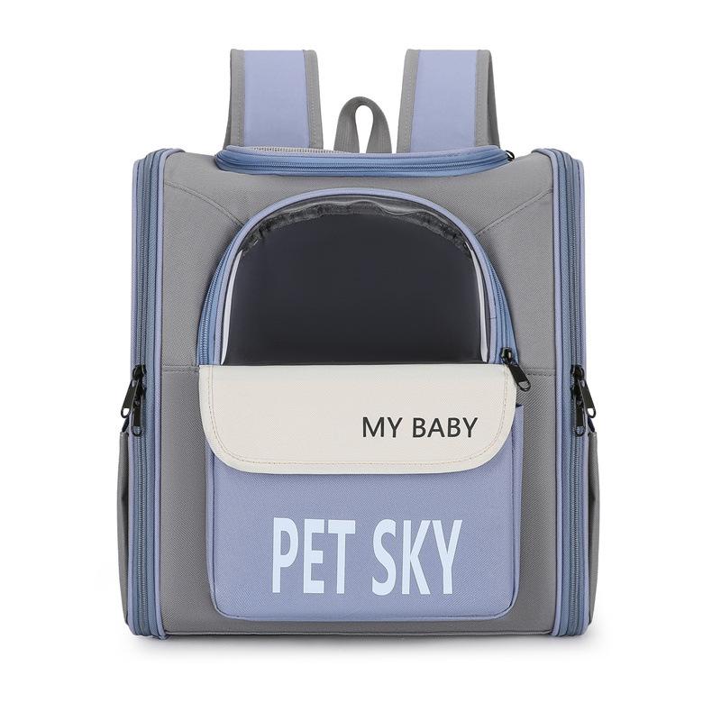 

Кошачья сумка для улицы, переносная сумка для домашних животных, всесезонная сумка для собак, переносная дышащая сумка для кошек 34*27*38cm