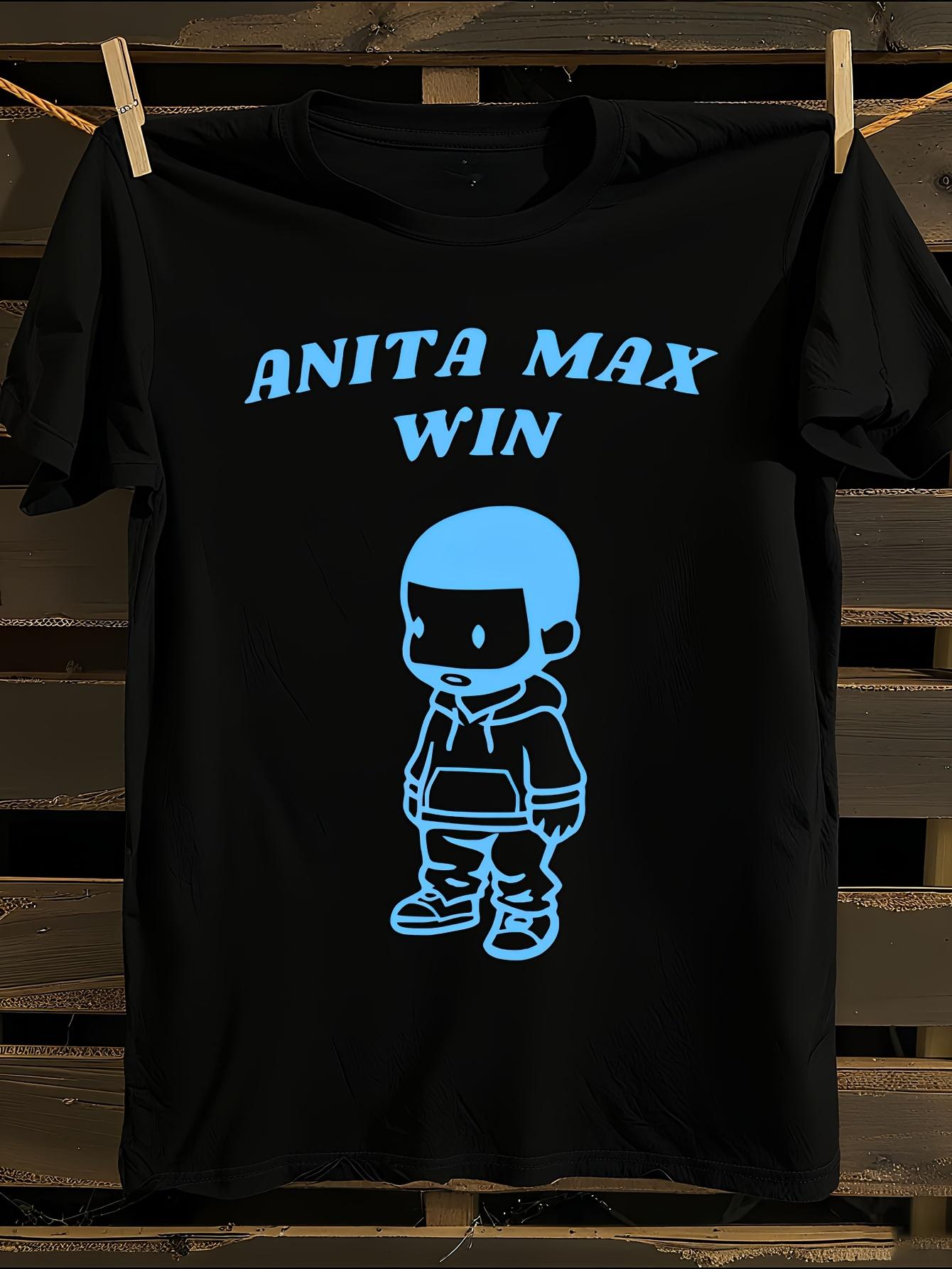 Funny Anita Max Win Meme Oversized T-shirt M