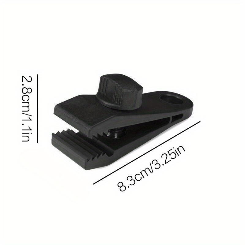 6 Stück Outdoor-Zeltplane Befestigungsclip Verstärkter Nylon Spiral-Zeltclip Schnalle