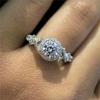 Elegant Luxury Women'S Wedding Ring With Brilliant Cubic Zirconia - Stylish Engagement Accessory Newly Designed Jewelry