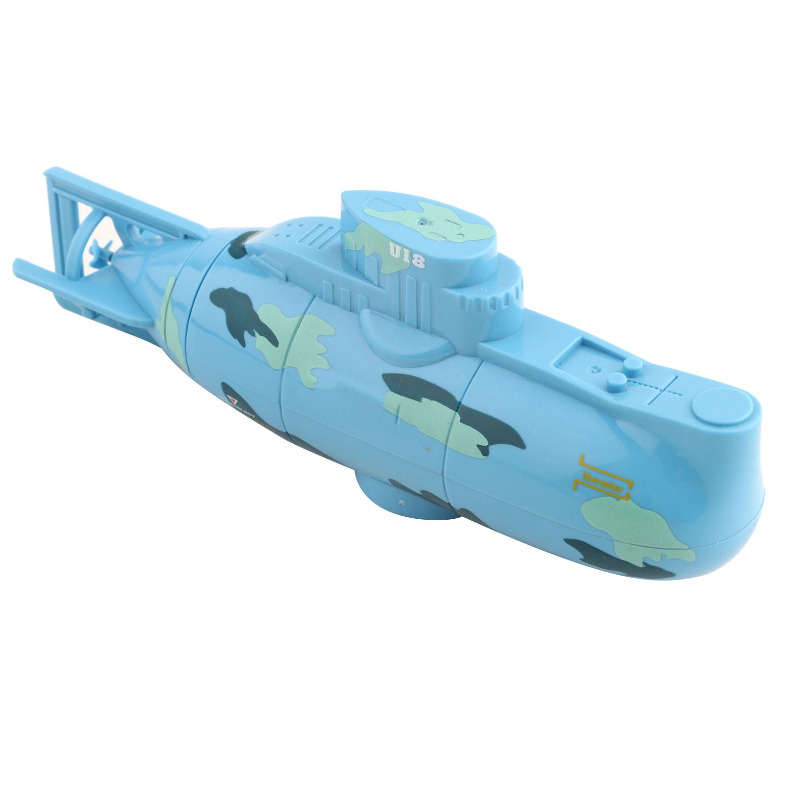 

Rechargeable RC Toy Remote Control Submarine Model Diving Boat(Blue) синий