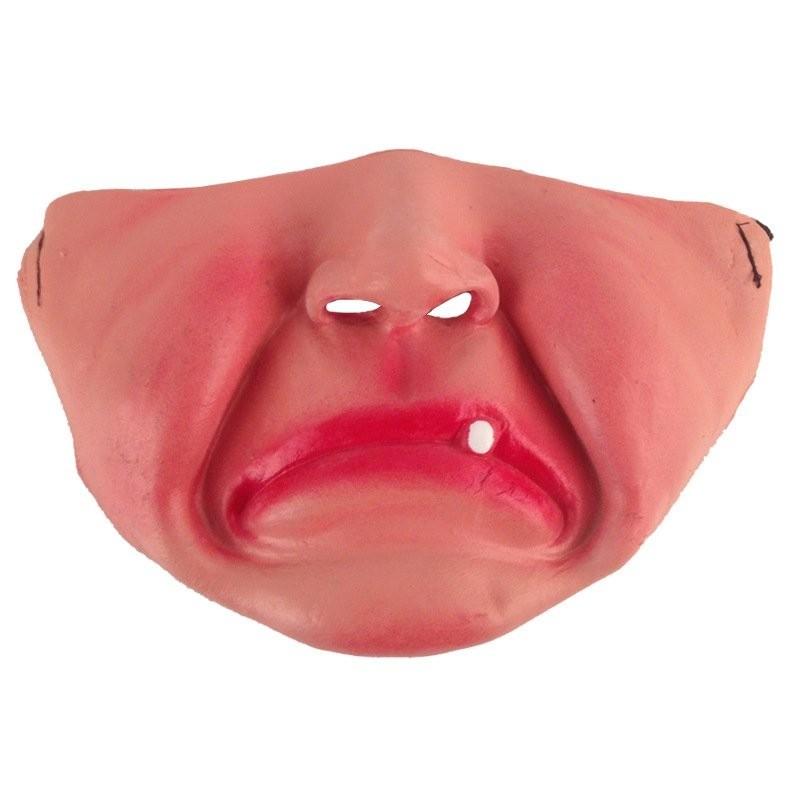 Hilarious Halloween Half Face Mask With Comical Pig Nose For Costume Fun