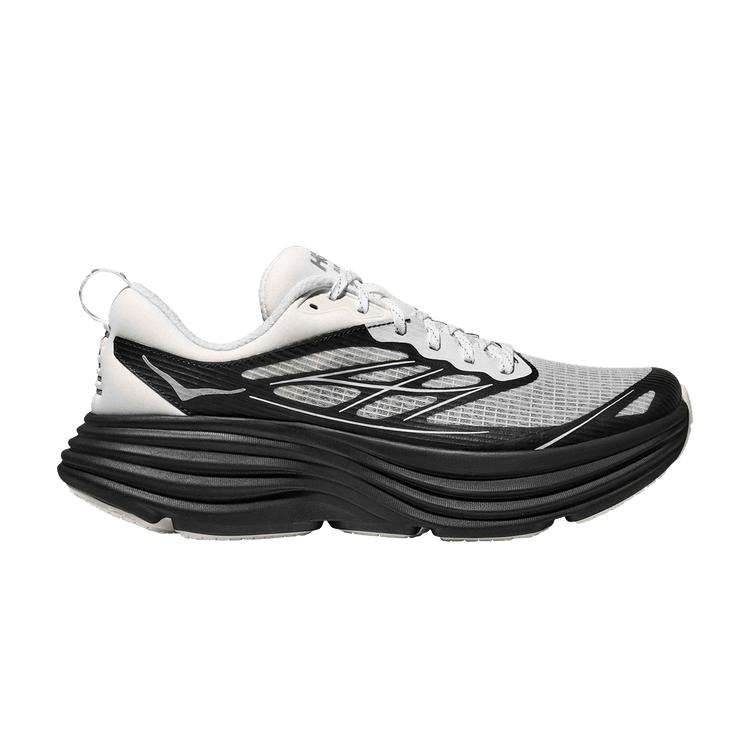 HOKA Bondi 8 Caged Stealth Tech Pack - Морозно-черные кроссовки унисекс Белые 1155391-FLCK 36.5