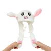 Trendy Korean-Style Bunny Ear Airbag Hat - Cute and Creative, Fashionable for Men and Women, In Stock.