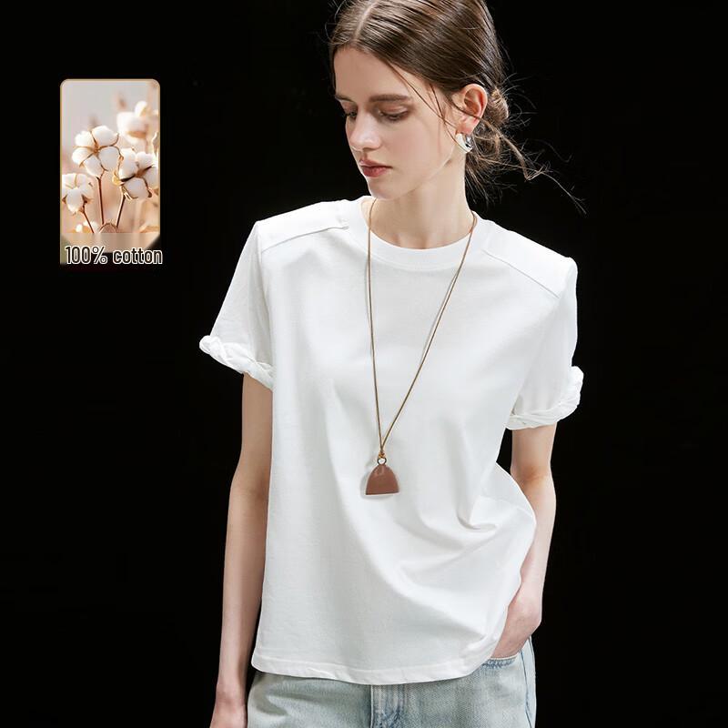 Wudao 100% Cotton Round Neck T-Shirt M