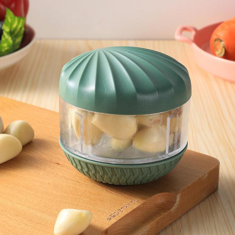 Garlic Ginger Masher Household Manual Eco Friendly Easy Clean Portable Durable Rust Resistant Visible Multi-functional