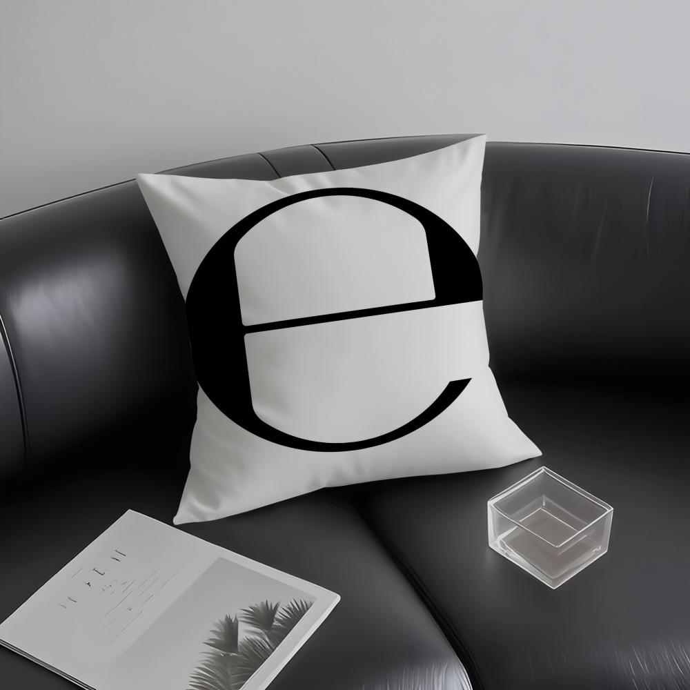 E-Ecco2K Logo Cushion Cover Pillowcase Ultra Soft Skin Friendly Fabric Cloud Like Comfort & Concealed Zipper