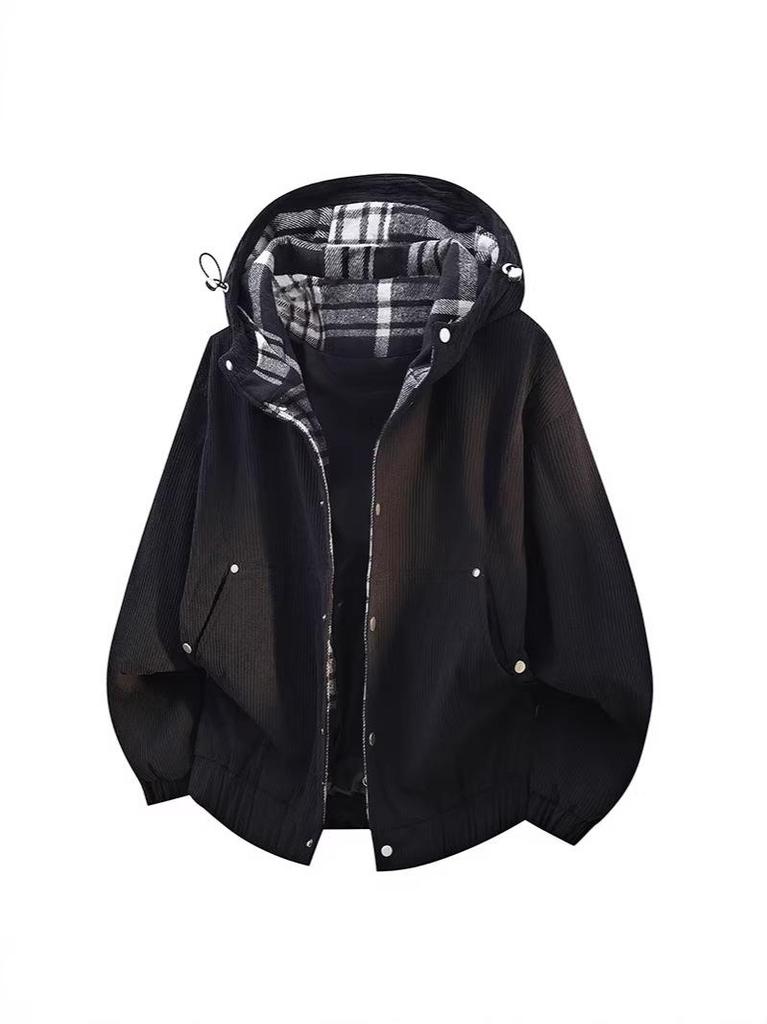 Spring 2026 Men's Trendy Corduroy Jacket: Versatile Youth Fashion Outerwear