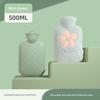 Hot Water Bottle, Thickened Explosion-Proof Hand Warmer, Small Hand Warmer Bag, Women's Belly Warmer, Plush Hot Compress Water Bag