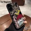 Anime Ones Pieces Luffys Zoros Phone Case For Samsung Galaxy S25 S24 S23 S22 S21 S20 FE Plus Ultra 5G Matte Magnetic