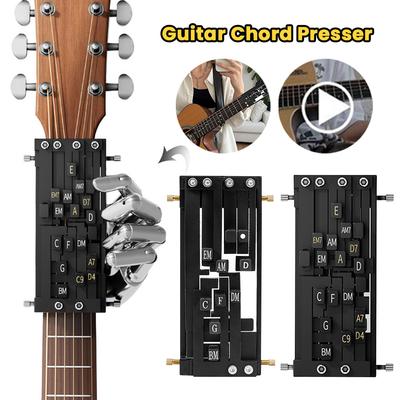 Ajudante de Acordes de Guitarra Ferramentas de Aprendizagem de Guitarra Treinador de Acordes de Guitarra Ferramenta Auxiliar de Acordes Acessórios de Guitarra para Iniciantes