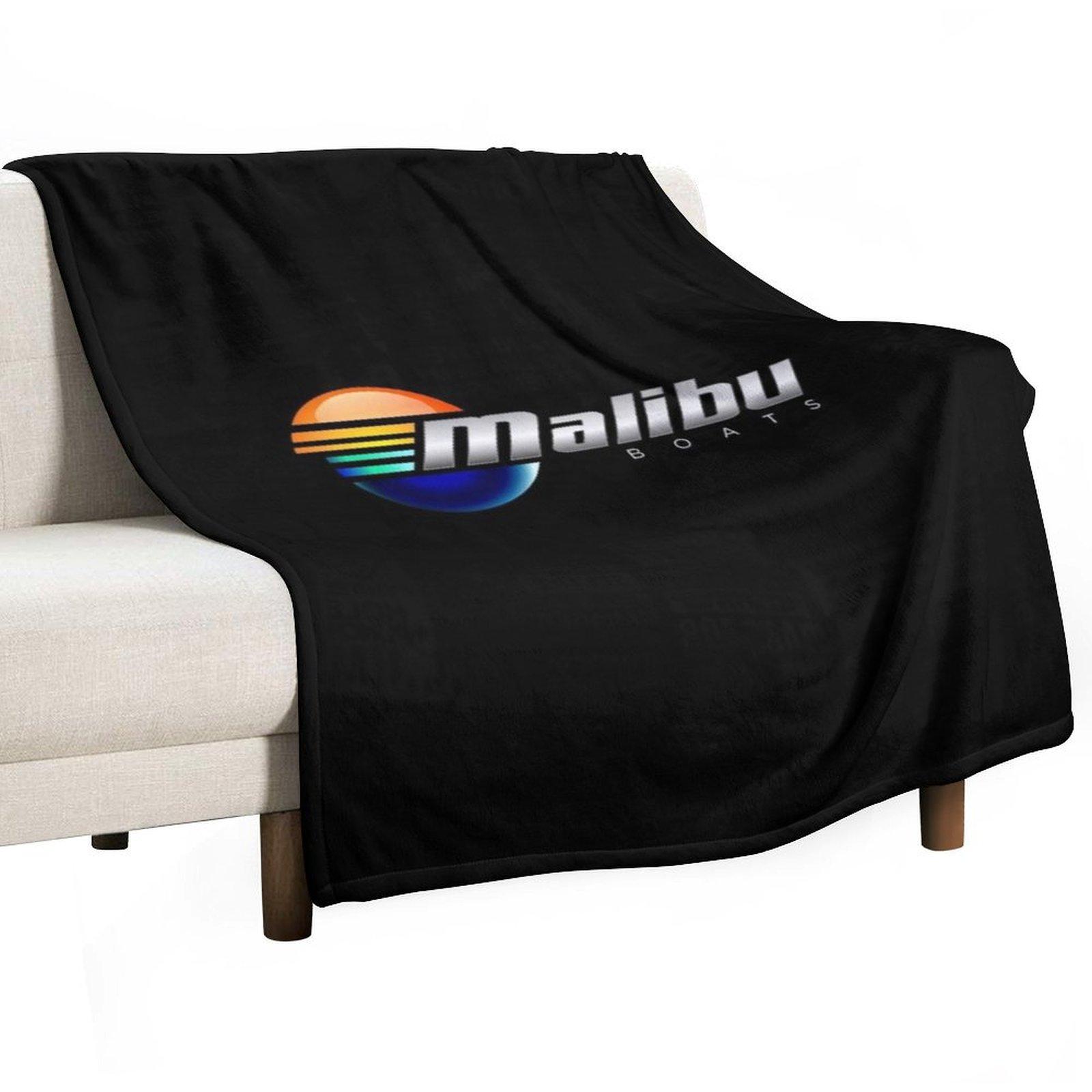 Malibu Boats POCKET SIDE Плед для дивана Мягкий в клетку Переезд Пушистый Длинноворсовый Пледы 30x40in