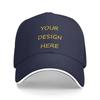 Fashion Unisex Custom Your Photo Logo Text Print Baseball Cap Adult Your Design Here DIY Adjustable Dad Hat Men Women Hip Hop