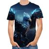 3b Printed Men's T-shirt Soft Close Fitting Cool Design Pattern T-shirt