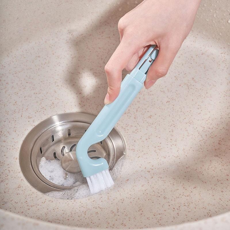 Head Double Sink Gap Cleaning Brush For Hard To Reach Areas In Kitchens