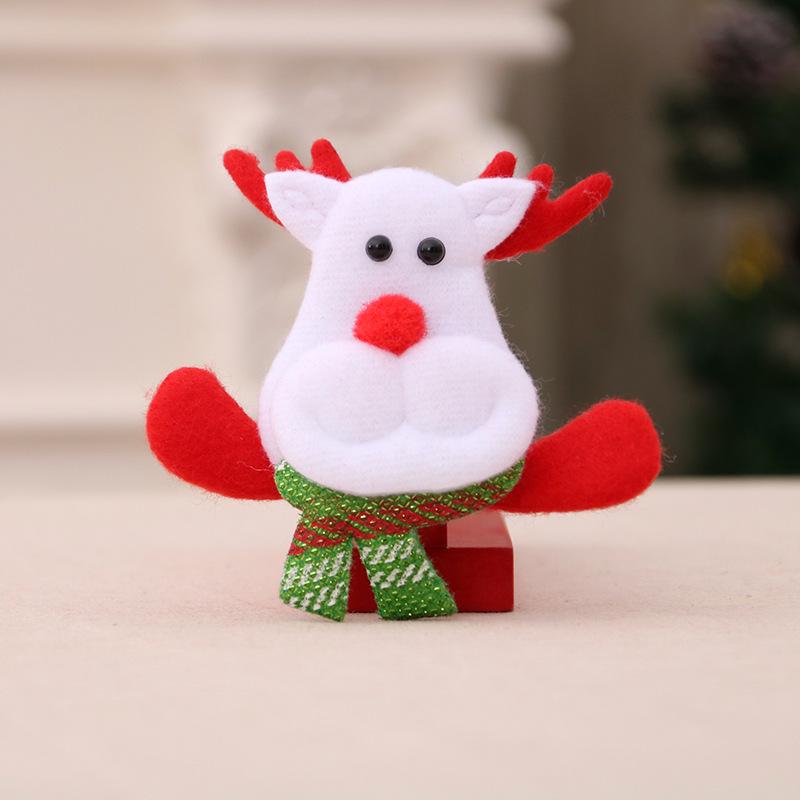 Luminous Christmas Brooches: Santa, Snowman & Bear 