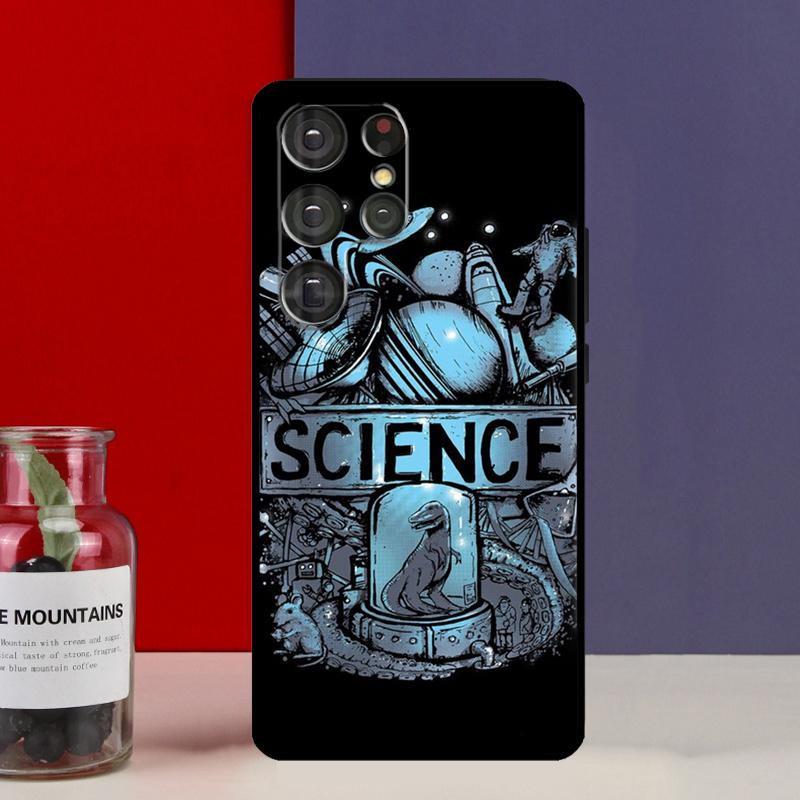 Wissenschaft Chemie Koffein Hülle Case Für Samsung Galaxy S25 Ultra S9 S10 S20 S21 S22 Plus S23 FE S24 Ultra Handyhülle