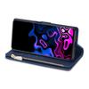 Suitable for Samsung S21 mobile phone leather case iPhone14 contrasting color multi-card zipper wallet S23plus hand strap