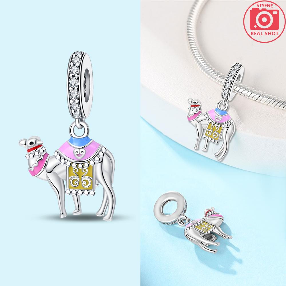 Charms Copper Original Marine Animals Blue Fish Pink Octopus Beads Fit Bracelet Jewelry Women'S Accessory Diy Gift