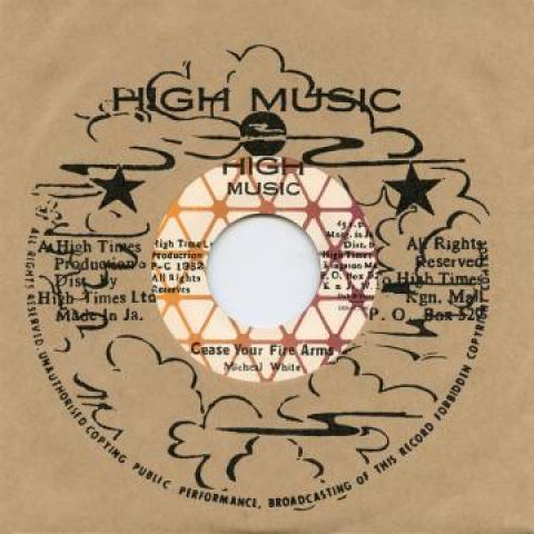 

7inch Record MICHAEL WHITE / CLIVE HYLTON - Cease Your Fire Arms / Slavery DSRHT705 High Music/Dub 1982 Japan Reggae, Ska & Dub