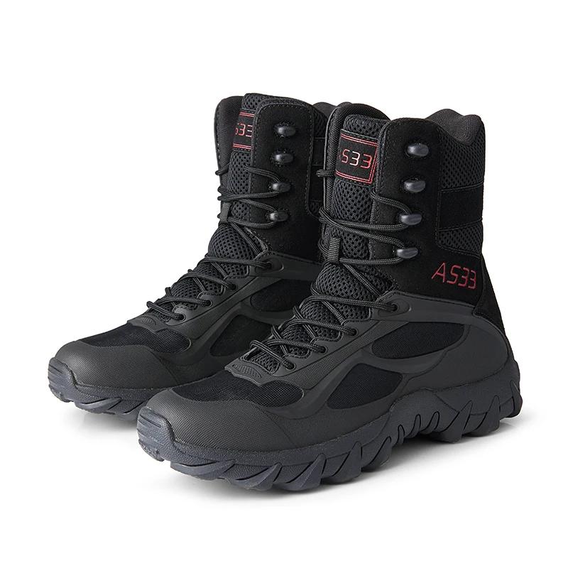 Fashion Winter Ankle Boots for Men Desert Hiking Men's Boots Outdoor Platform Original Trekking Shoes Waterproof Non-slip Masculino Bota