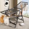 Indoor Foldable Clothes Drying Rack: Floor-Standing Design for Home, Balcony, Bedroom, Baby Clothes and Quilts