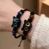 Cute Big Eye Cat Bracelets For Women Cartoon Enamel Animal Pet Pendant Hand Chain Kids Boudoir Couple Bracelet Jewelry Gift