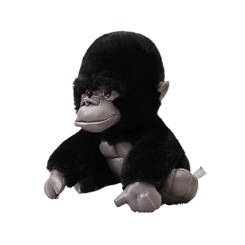 

20/30CM Cartoon Simulation Anime Gorilla Toy High Quality Kawaii King Kong Doll Children s Soothing Sleeping Doll Holiday Gift 20cm чёрный