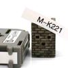 5Packs Compatible Brother Mk 221 Ribbon MK221 M-K221 M221 9MM Black On White Label Tape for Brother P-touch Printer PT-70 PT-80