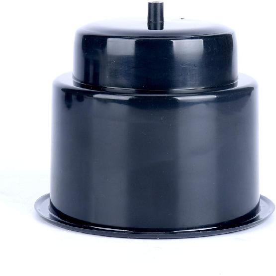 Amarine-Made (Set Of 5) Black Recessed Drop In Plastic Cup Drink Can Holder With Drain For Boat Car Marine Rv - Black