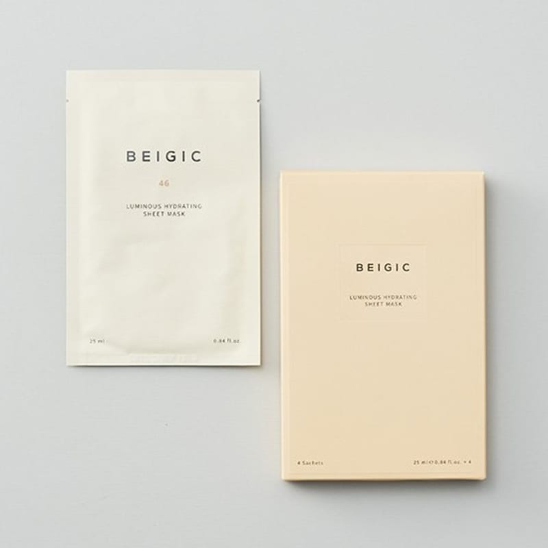 [Beigek] Luminous Hydrating Sheet Mask 1 BOX (4 sheets)