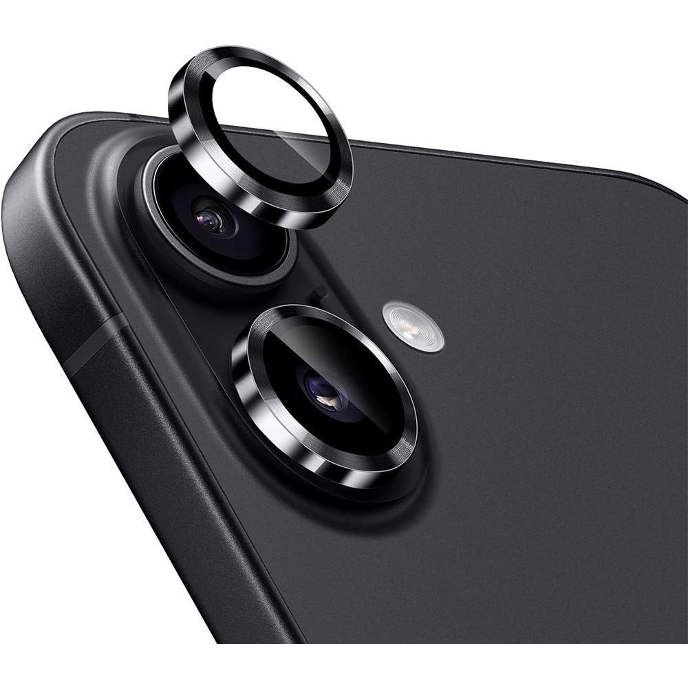 Protezione Copri Lente Fotocamera Nera per Iphone Air 17 Pro Max 16E 16 E 15 Plus 14 13 Mini 12 11 17Pro Iphone17 Iphoneair Protezione Accessori Telefono