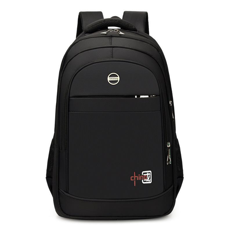 Chinese style business student backpack multi-functional backpack junior high school student schoolbag computer bag outdoor travel bag