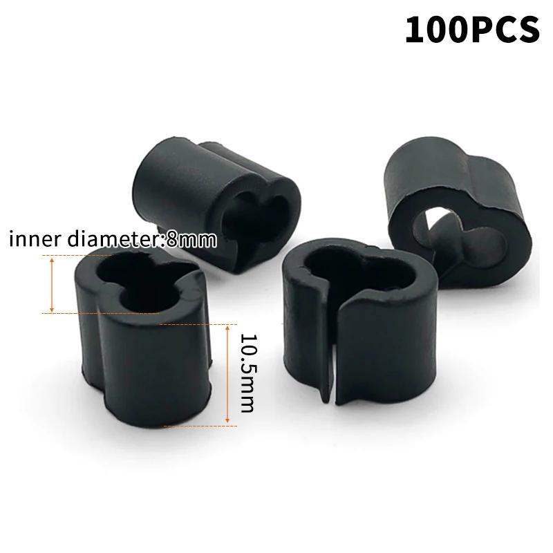 100pcs Y-Shaped Plastic Connectors - DIY Wire Mesh Fastening Clips For Pet Cage Linking - Shelf Clips