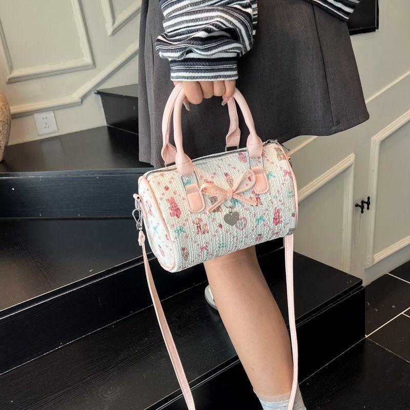 Cute Carto Japanese Style Bear Kawaii Bow Large Capacity Storage Bags Crossbody Bag Women's Bags Purse Ladies HandBag