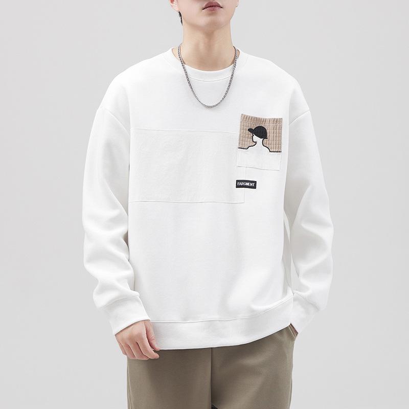 Men s Trendy Heavyweight Fleece Hoodie 380g: Loose Fit, Long Sleeve Pullover for Autumn/Winter 3XL