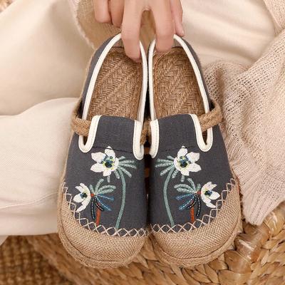 Women's Shoes Spring Autumn New Comfortable Shallow Mouth Casual Flat Shoes Non Slip Soft Sole Hard-Wearing Slip On Loafers