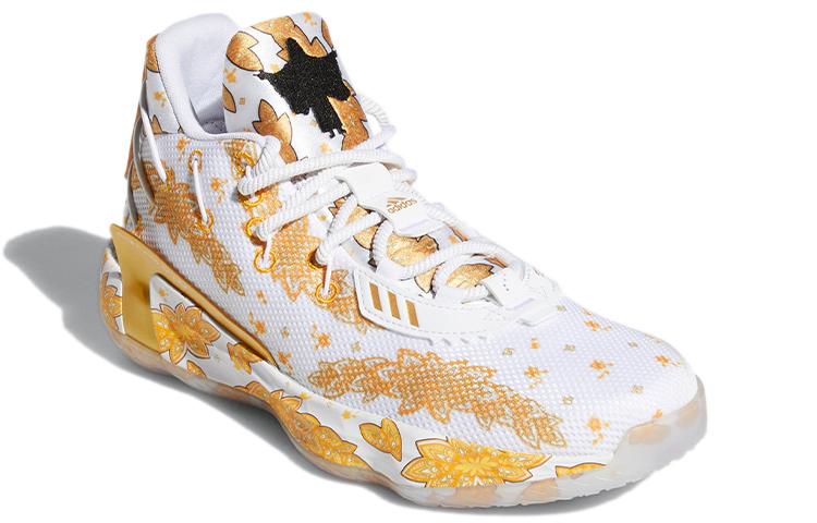 Men's Sneakers Ric Flair x adidas Dame 7 GCA 'White Gold Metallic'