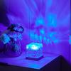 Northern Light Aurora Borealis Night Light Projector Projector 16 Colors Rechargeable with Remote Control Bedroom Room