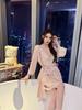 1011 New Ice Silk Mature Style Nightdress, Premium Thin Loungewear Women's Can Wear Trendy Pajamas