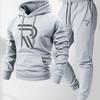 European Size New Casual Fashion Men's and Women's Sweaters, Printed Hoodies and Drawstring Sports Suits Europe and the United States