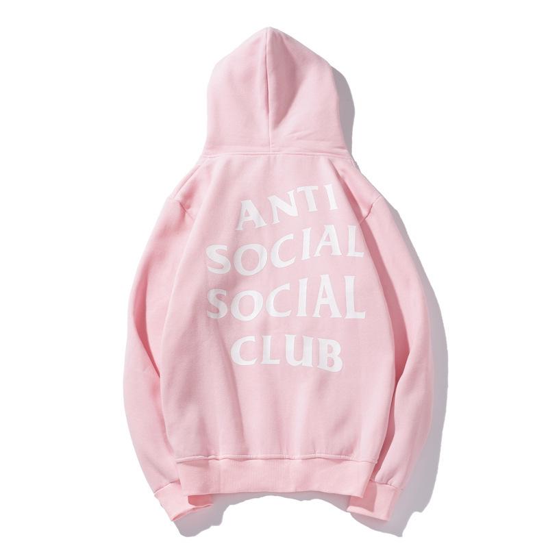 Men s Autumn Style Printed Letter Hoodie - Couple Wear S розовый