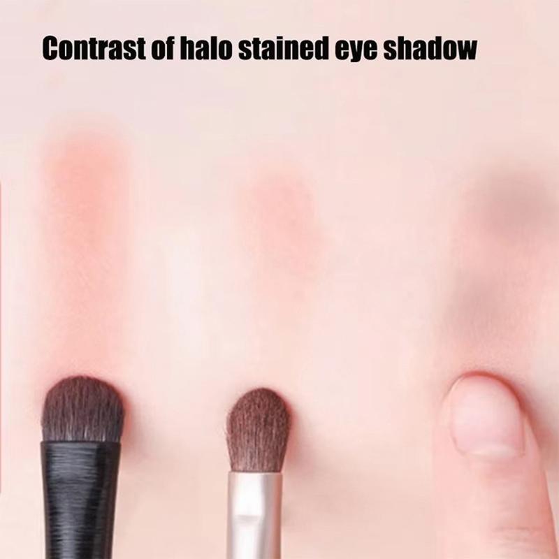 Natural Eye Makeup Brushes Set Eyeshadow Brush Eyebrow Contour Eyeliner Brush Women Eyes Cosmetic Blending Detail Make Up Tools