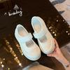 [Soft Sheepskin] Summer Shoes Platform Casual Mary Jane Shoes Women's 2025 Summer New Velcro Little White Shoes