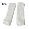 Thermal Cold Protection Socks Thickened Knee Sleeve for Women, Winter Warm Coral Fleece Leg Warmers, Breathable Autumn Home Essentials Pads